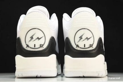 Hyperoad WHITE 3 AIR FRAGMENT JORDAN BLACK 0907